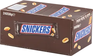 Snickers Chocolate Bar Box24 Pack PNG image