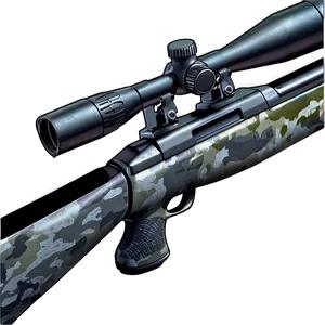 Sniper Rifle In Urban Camo PNG 43 PNG