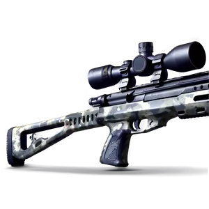 Sniper Rifle In Urban Camo Png Aqj61 PNG image