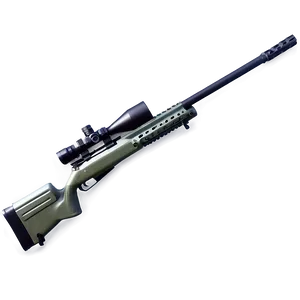 Sniper Rifle With Bipod Png Gfe PNG image