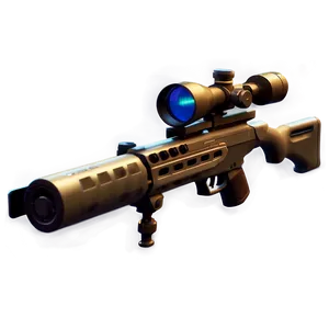 Sniper Rifle With Laser Sight PNG Adv45 PNG