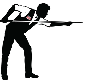 Snooker Player Silhouette PNG image
