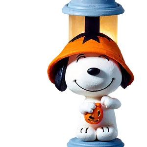 Snoopy Halloween Lantern PNG 06122024