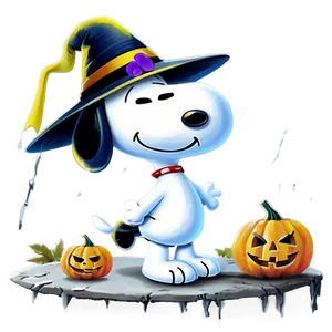 Snoopy Halloween Party Png 06122024 PNG image