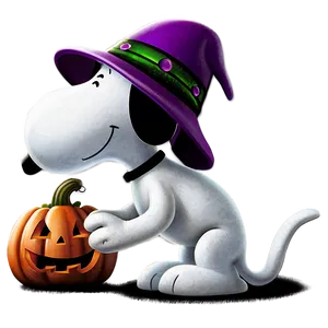 Snoopy Halloween Spell PNG Fkx