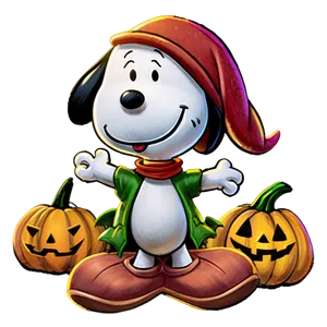 Snoopy's Halloween Adventure PNG 06122024