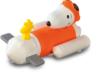 Snoopy Space Shuttle Toy PNG image