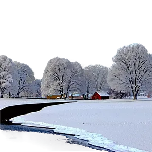 Snow Blanket Christmas Morning PNG 06252024 PNG