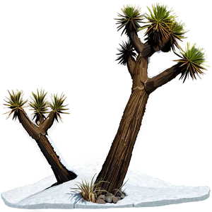 Snow-capped Joshua Tree Png Ypr PNG image