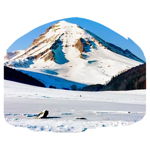 Snow-capped Mountain Png 32 PNG image