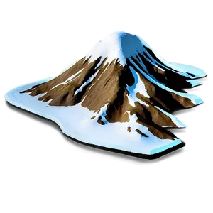 Snow-capped Mountain PNG Jwe1