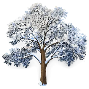 Snow-capped Mountain Trees PNG Ins70