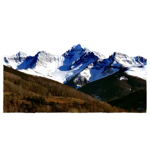 Snow-capped Peaks Panorama PNG 04292024