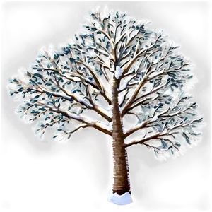 Snow Capped Tree PNG Xpv