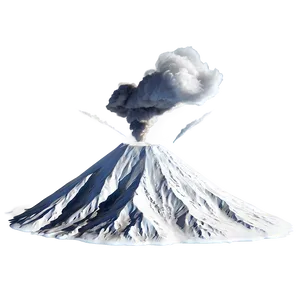 Snow-capped Volcano Png 52 PNG image