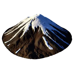 Snow-capped Volcano Png Ovr PNG image