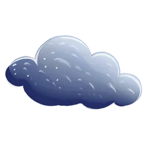 Snow Cloud Cartoon PNG Bom
