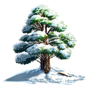 Snow-covered Giant Tree PNG 61 PNG