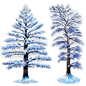 Snow-covered Giant Tree PNG 97 PNG
