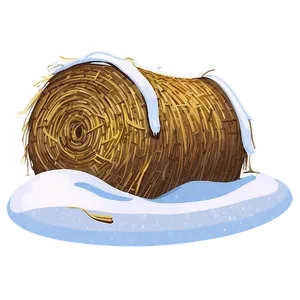 Snow-covered Hay Png Ern22 PNG image