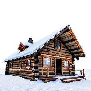 Snow-covered Log Cabin Png Nqy8 PNG image