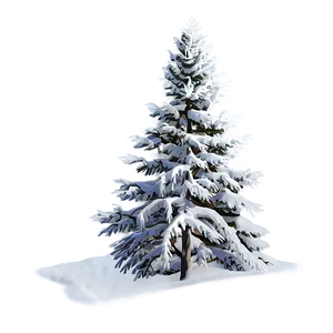 Snow-covered Pine Trees PNG 05252024 PNG