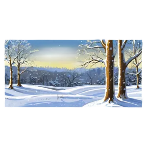 Snow-covered Tree Drawing PNG Pxt PNG