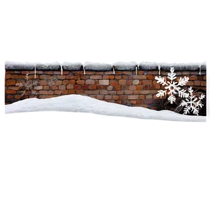 Snow-covered Wall PNG Bef PNG