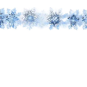 Snow Crystal Border Png 2 PNG image