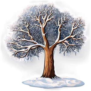 Snow Draped Tree Png 73 PNG image