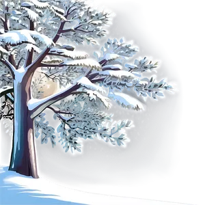 Snow Drift Trees Png 34 PNG image