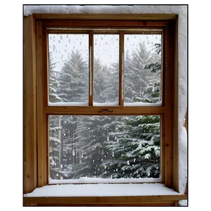 Snow Encrusted Window Png 32 PNG image