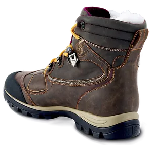 Snow Hiking Boots PNG Wjg