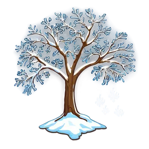 Snow Kissed Tree PNG 73 PNG
