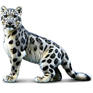 Snow Leopard Habitat Landscape Png Qnp34 PNG image