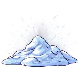 Snow Pile Clipart PNG 06212024