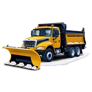 Snow Plow Truck Winter Png 60 PNG image