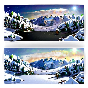 Snow View PNG 06252024