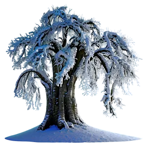 Snow Wrapped Trees PNG 06292024