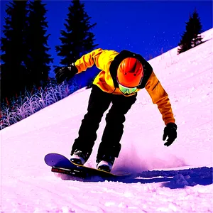 Snowboard Competition PNG 29