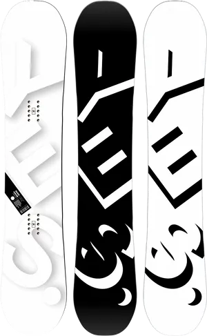 Snowboard Design Triptych