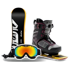 Snowboard Equipment PNG 05242024