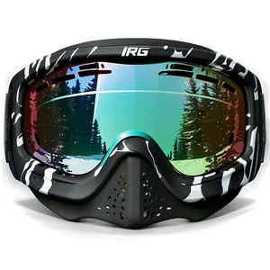 Snowboard Goggles PNG Vep70