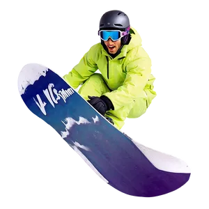 Snowboard Jump PNG 05242024