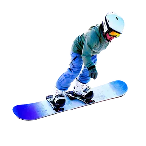 Snowboard On Mountain PNG 22