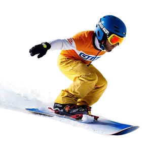 Snowboard Race PNG 05242024