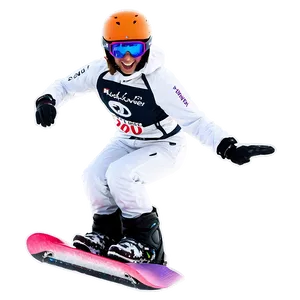Snowboard Race PNG Cjh