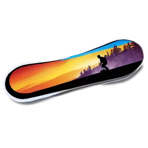 Snowboard Sunset PNG 30 PNG