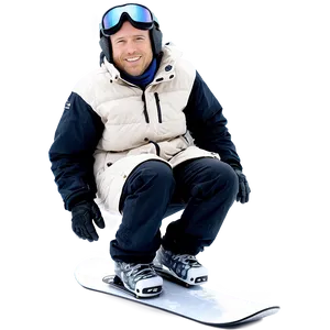 Snowboard Vacation PNG Uor
