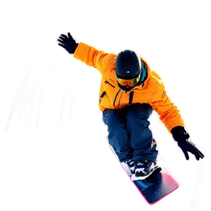 Snowboarding Thrill PNG 31